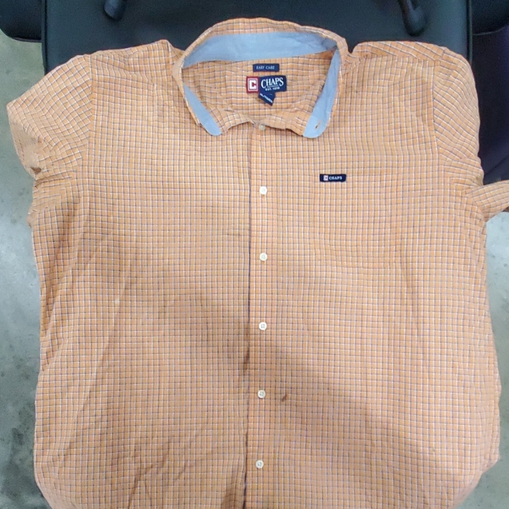 Chaps Short Sleeve Button Down